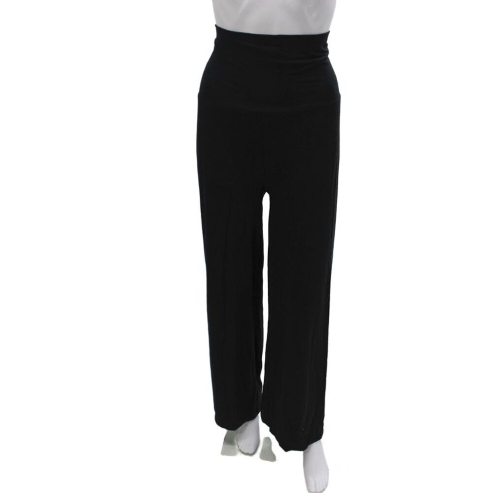 Hatch Womens Maternity Pants Black Bamboo Viscose Pull On Size S